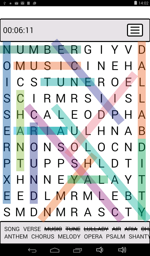 Word Search Insanity screenshot