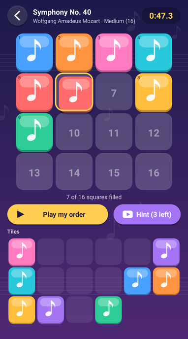 Music Bits gameplay screenshot